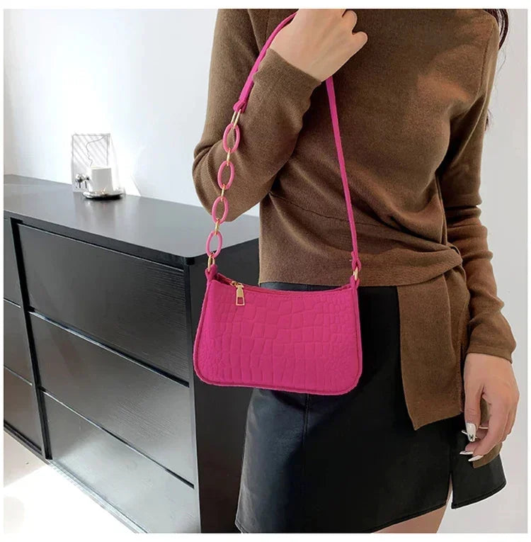 JORJI™ WoolStone Korean Square Shoulder Bag