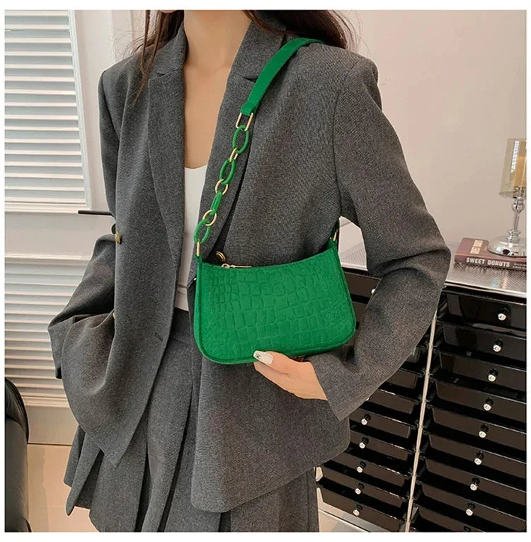 JORJI™ WoolStone Korean Square Shoulder Bag