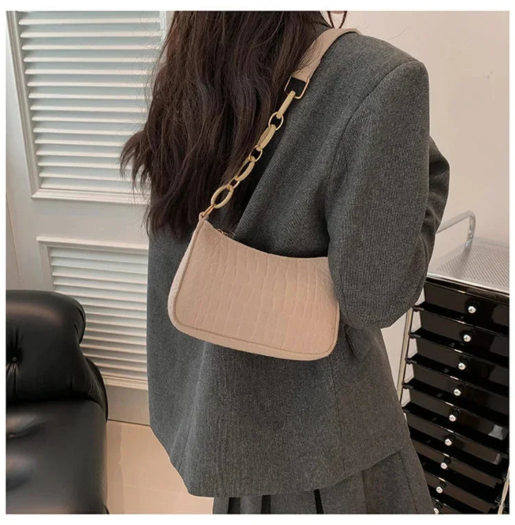 JORJI™ WoolStone Korean Square Shoulder Bag
