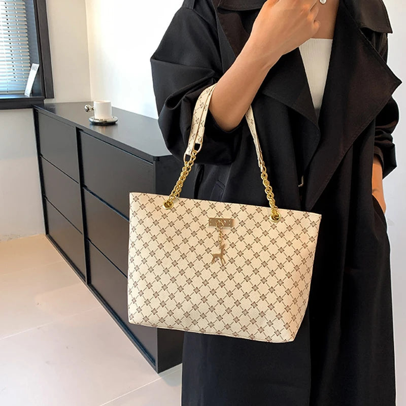 JORJI™ GrandVision Soft Leather Tote Bag