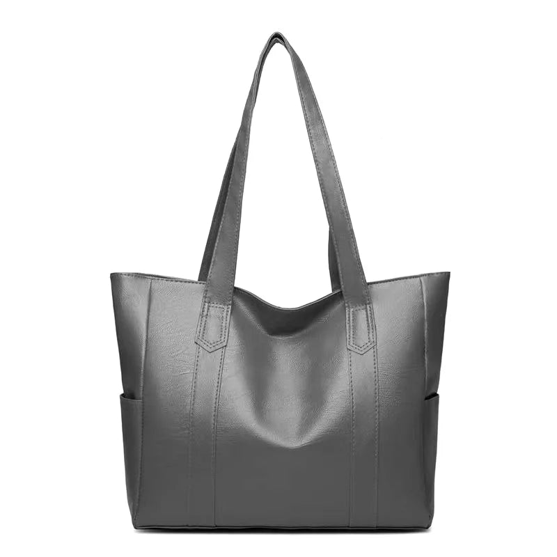JORJI™ Large-Capacity Soft Leather Tote