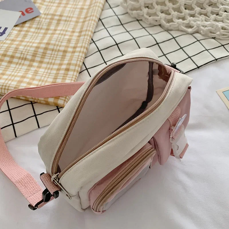 JORJI™ Japanese Style Kawaii Multipocket Transparent Crossbody Bag