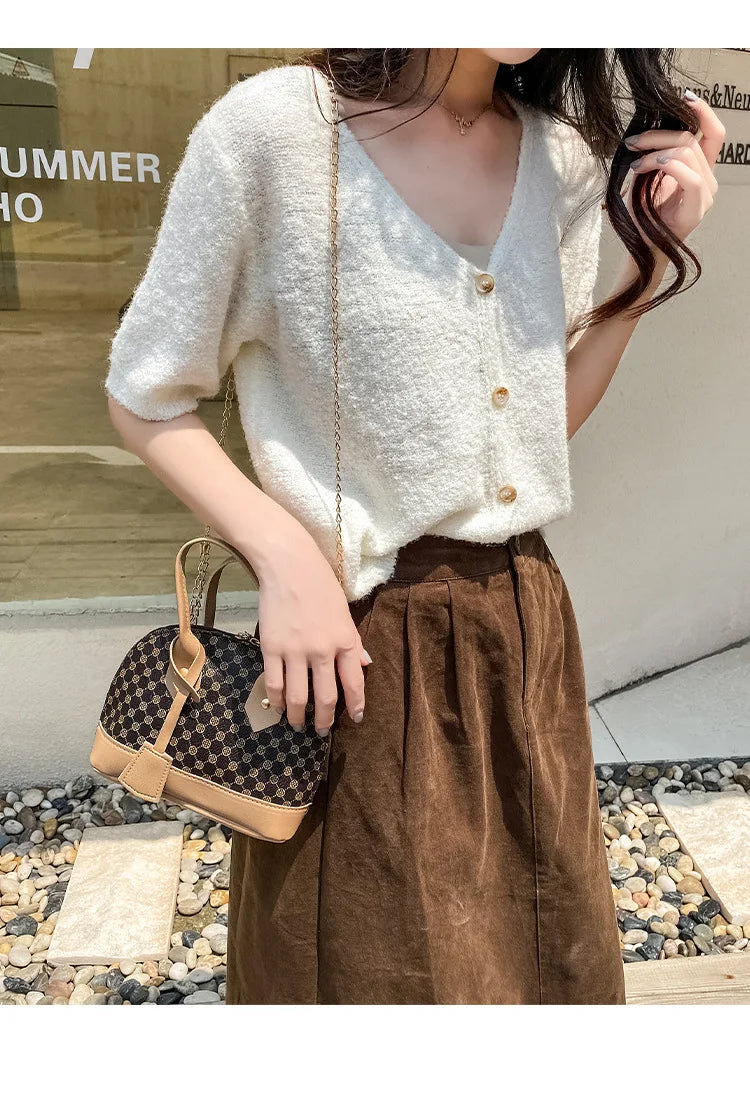 JORJI™ Floral Shell Crossbody Handbag