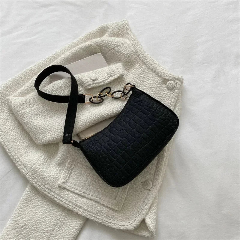 JORJI™ WoolStone Korean Square Shoulder Bag