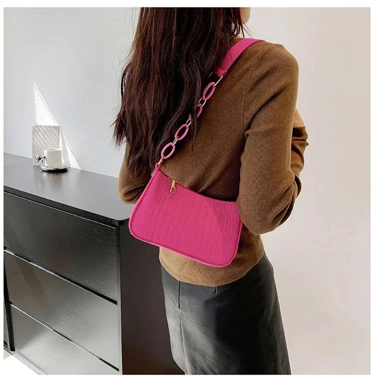 JORJI™ WoolStone Korean Square Shoulder Bag