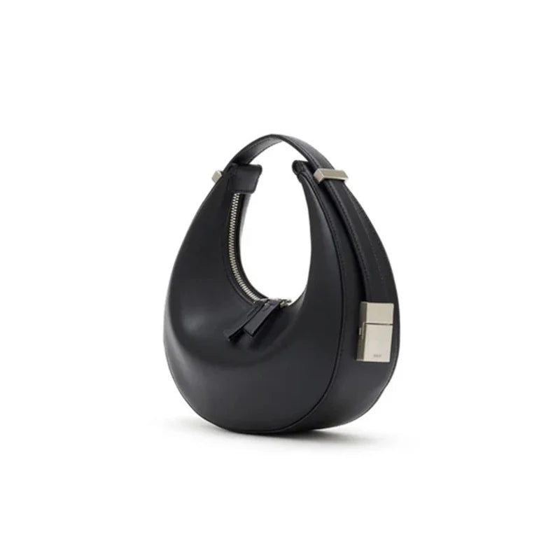JORJI™ Luxe Crescent PU Leather Shoulder Bag