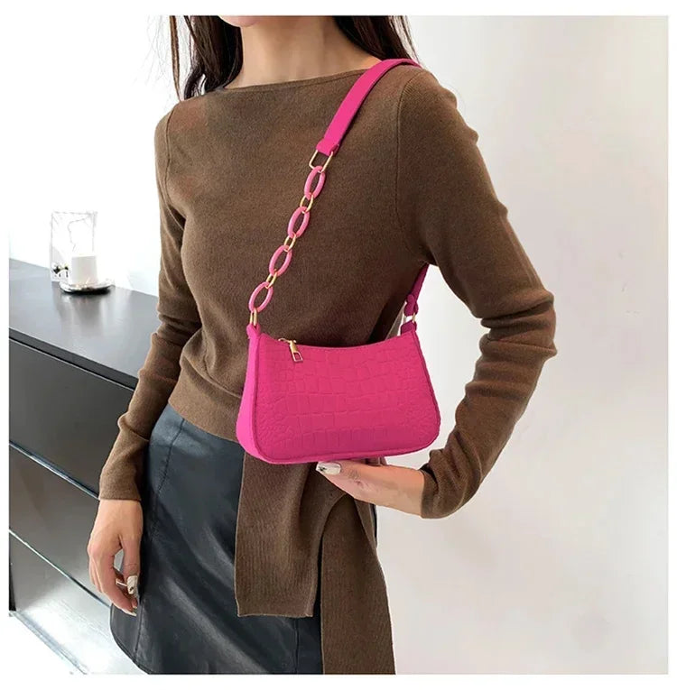 JORJI™ WoolStone Korean Square Shoulder Bag